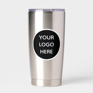 Personalisiertes Logo Geschäft Unternehmensschrift Thermobecher