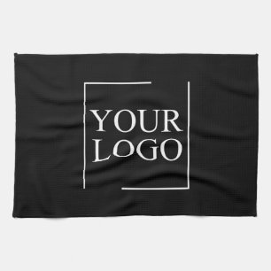 Personalisiertes Logo Keepake Bauernhof Schwarz-we Geschirrtuch