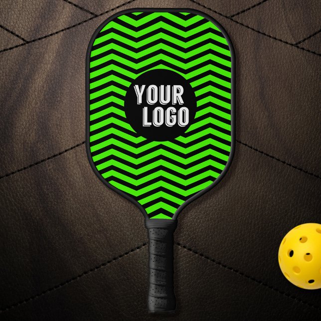 Personalisiertes Logo mit Zickzack Markenbezeichnu Pickleball Schläger (Von Creator hochgeladen)
