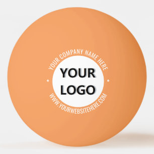 Personalisiertes Logo oder Foto und Pong-Ball Tischtennisball