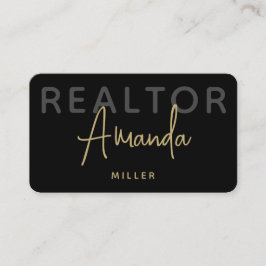 Personalisiertes Logo Realtor Broker Real Anwesen  Visitenkarte