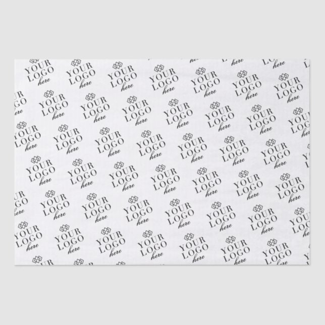 Personalisiertes Logo Seidenpapier (Vorderseite)