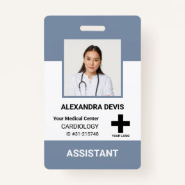 Personalisiertes Logo und Foto-ID des Krankenhause Ausweis