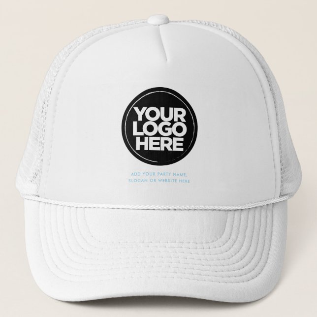 Personalisiertes Logo und Text Baseball Truckerkappe (Vorderseite)