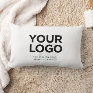 Personalisiertes Logo und Text Corporate Lendenkissen