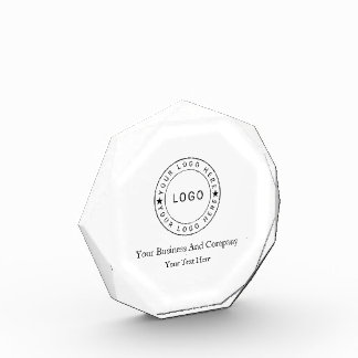 Personalisiertes Logo und Text Fotoblock