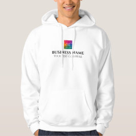 Personalisiertes Logo von Front & Back Print Compa Hoodie