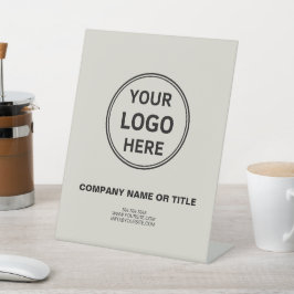 Personalisiertes Logo-Werbegeschäft Sockelschild