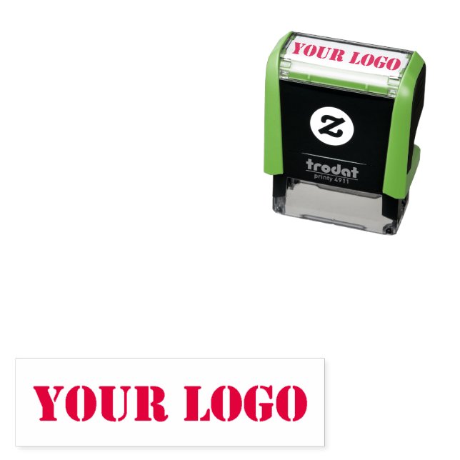 Personalisiertes Logogeschäft Beruflich Permastempel (Beispiel)