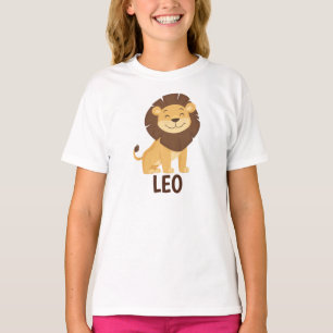 Personalisiertes Löwe-Sternzeichen T-Shirt