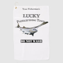 Personalisiertes Lucky Paddlefish Handtuch