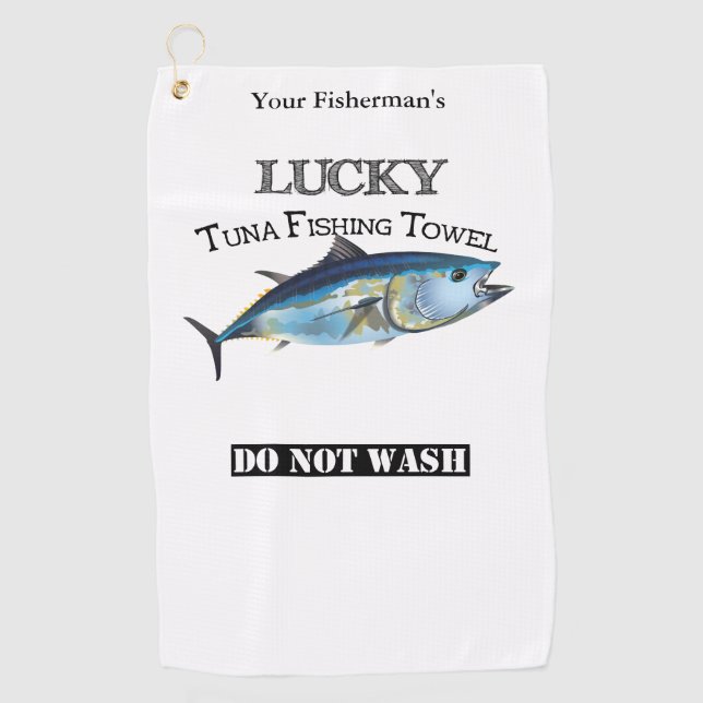 Personalisiertes Lucky Tuna Handtuch (Vorderseite)