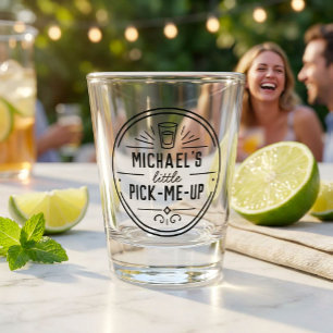 Personalisiertes lustiges Geschenk “Kleine Aufmunt Schnapsglas