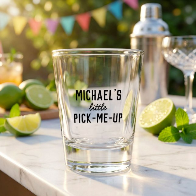 Personalisiertes lustiges Geschenk zum Aufmuntern Schnapsglas (Von Creator hochgeladen)