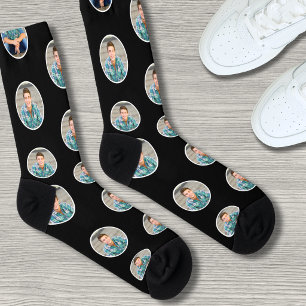 Personalisiertes lustiges Gesichtsfoto Socken