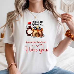 Personalisiertes Lustiges Lebensmittel Romantische T-Shirt