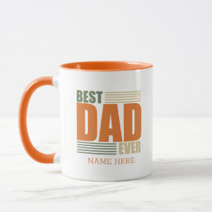 Personalisiertes lustiges Vatertagsgeschenk Bester Tasse