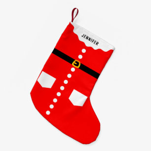 Personalisiertes lustiges Weihnachtsmann-Kostüm Kleiner Weihnachtsstrumpf