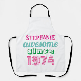 Personalisiertes lustiges Zitat zum 50. Geburtstag Schürze