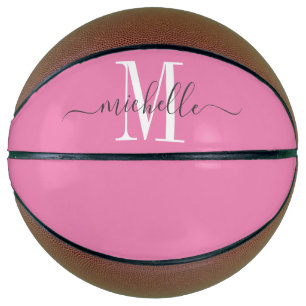 Personalisiertes Mädchen Mit Monogramm Basketball