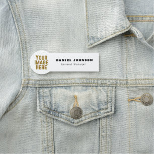 Personalisiertes magnetisches Firmenmitarbeiter-Na Namensschild