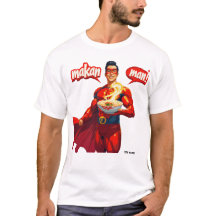 Personalisiertes Makan Man - Singapur Unisex T-Shi