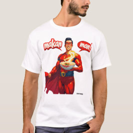 Personalisiertes Makan Man - Singapur Unisex T-Shi T-Shirt