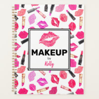 Personalisiertes Makeup Artist Wasserfarben Makeup