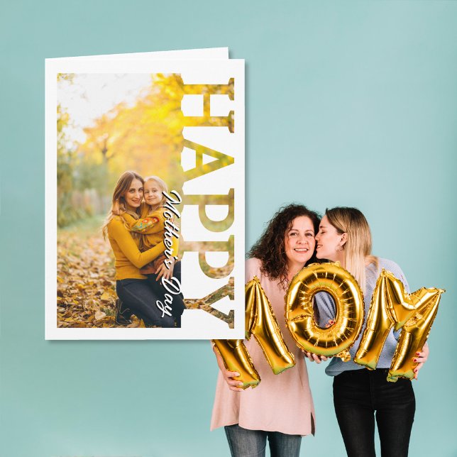 Personalisiertes Mama-Mutter-Foto Frohen Muttertag Karte (Von Creator hochgeladen)