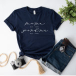 Personalisiertes Mama/Oma Niedlich Kalligrafie-Shi T-Shirt<br><div class="desc">Jeden Tag fügen wir neue Designs hinzu!</div>