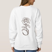 Personalisiertes MAMA-Rosen-Minimalist-Crewneck-Sw