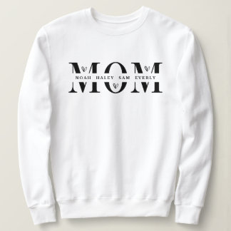 Personalisiertes Mamma-Sweatshirt mit Kindernamen  Sweatshirt