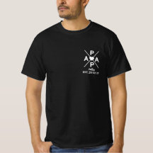 Personalisiertes Männer-T-Shirt für Papa mit Kinde