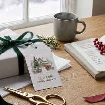 Personalisiertes Märchenbuch-Cottage-Weihnachten