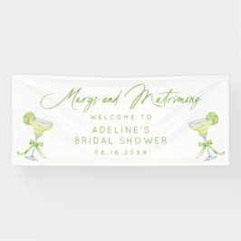 Personalisiertes Margs- und Matrimony-Brautparty Banner