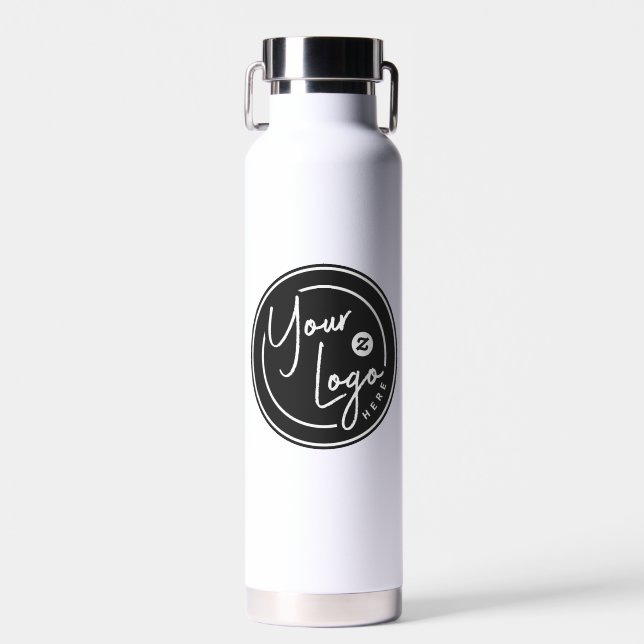 Personalisiertes Markenlogo-Design (24-201) Trinkflasche (Vorne)