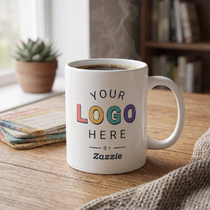 Personalisiertes Markenlogo-Design Kaffeetasse