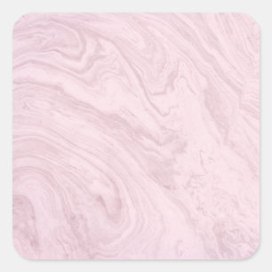 Personalisiertes Marmormuster Quadratischer Aufkleber