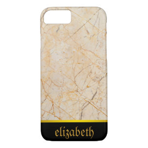personalisiertes Marmormuster und Imitate Gold Foi Case-Mate iPhone Hülle