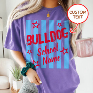 Personalisiertes Maskottchen-Schulgeist-Team-Shirt T-Shirt