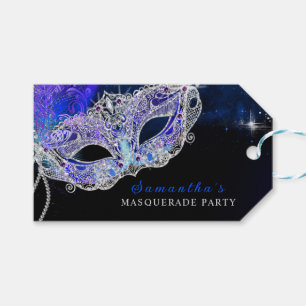 Personalisiertes Masquerade Party Geschenkanhänger