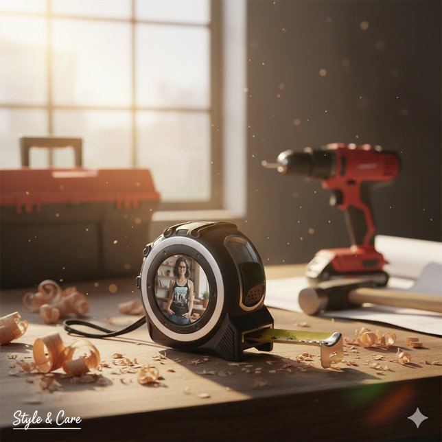 Personalisiertes Maßband mit individuellem Foto fü (Personalized Custom Photo Tape Measure for Unique)