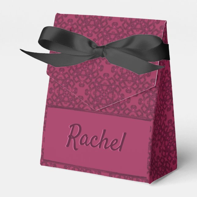 Personalisiertes Maulbeermuster Geschenkschachtel (Vorderseite)