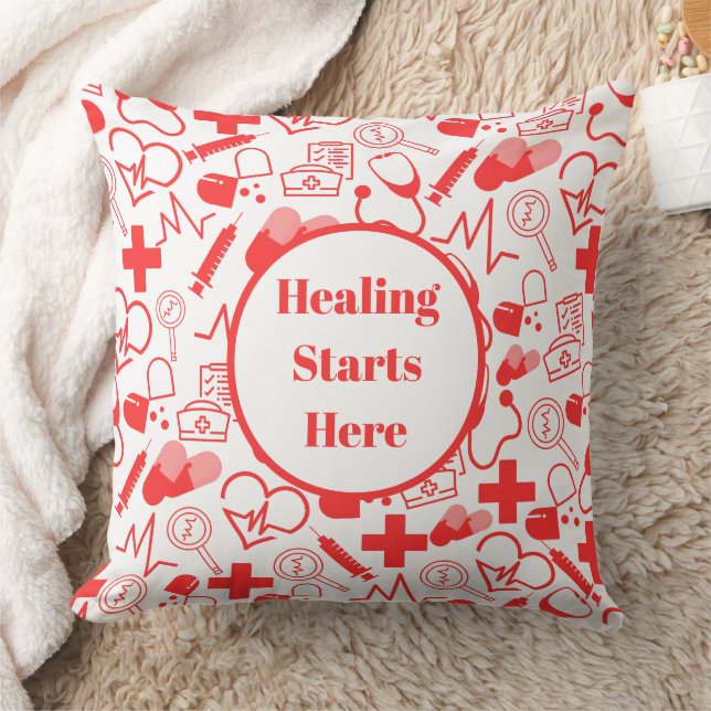 Personalisiertes medizinisches Thema Gesundheitswe Kissen (Decke)