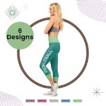 Personalisiertes Meer Capri Leggings<br><div class="desc">Unsere Taille für Yoga sind die perfekte Ergänzung zu Ihrem Workout Schrank,  Personalisierter Pickleball Player Custom High Waisted mit dem Wort "PICKLEBALL",  dass Sie es so schnell und einfach ändern können.</div>