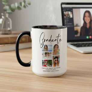 Personalisiertes Mehrfach-Foto-Abschlussgeschenk Tasse
