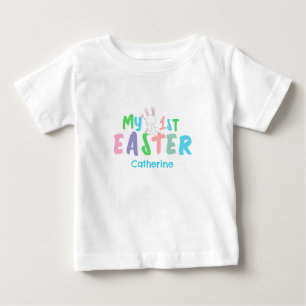 Personalisiertes "Mein erstes Ostern"-Design Baby T-shirt