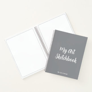 Personalisiertes Mein Kunstskizzenbuch Spiralheft Notizbuch