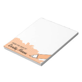 Personalisiertes Memo zum Grafikdesign-Marker Notizblock