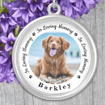 Personalisiertes -Memorial Benutzerdefiniertes Dog Versilberte Kette<br><div class="desc">Ehre deinen besten Freund mit einer eigenen Foto-Gedenkstätte Halskette . Diese einzigartigen Haustierdenkmäler sind das perfekte Geschenk für sich selbst, Familie oder Freunde, um Ihre Liebsten zu ehren. Wir hoffen, dass Ihre Hundedenkmäler Foto Halskette Ihnen Frieden, Freude und glückliche Erinnerungen bringen wird. Zitat "In Loving Memory". Passen Sie Ihre Lieblingshunde...</div>